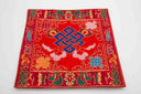 Endless Knot Bell & Dorje Mat | Red