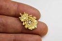 8 Auspicious Symbol Pendant - 9K Gold