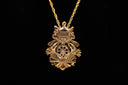 8 Auspicious Symbol Pendant - 9K Gold