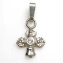 Small Vajra & Bell Pendant - Sterling Silver