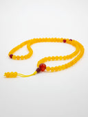 Yellow Jade & Carnelian Mala