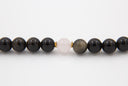 Gold Obsidian & Rose Quartz Mala
