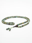 African Matte Mala with Turquoise