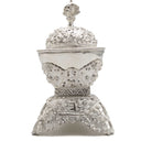Ornate Pure Silver Kapala - 5.8"