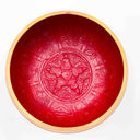 Red Painted Singing Bowls