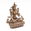 White Tara Oxidized Copper Statue- 4"