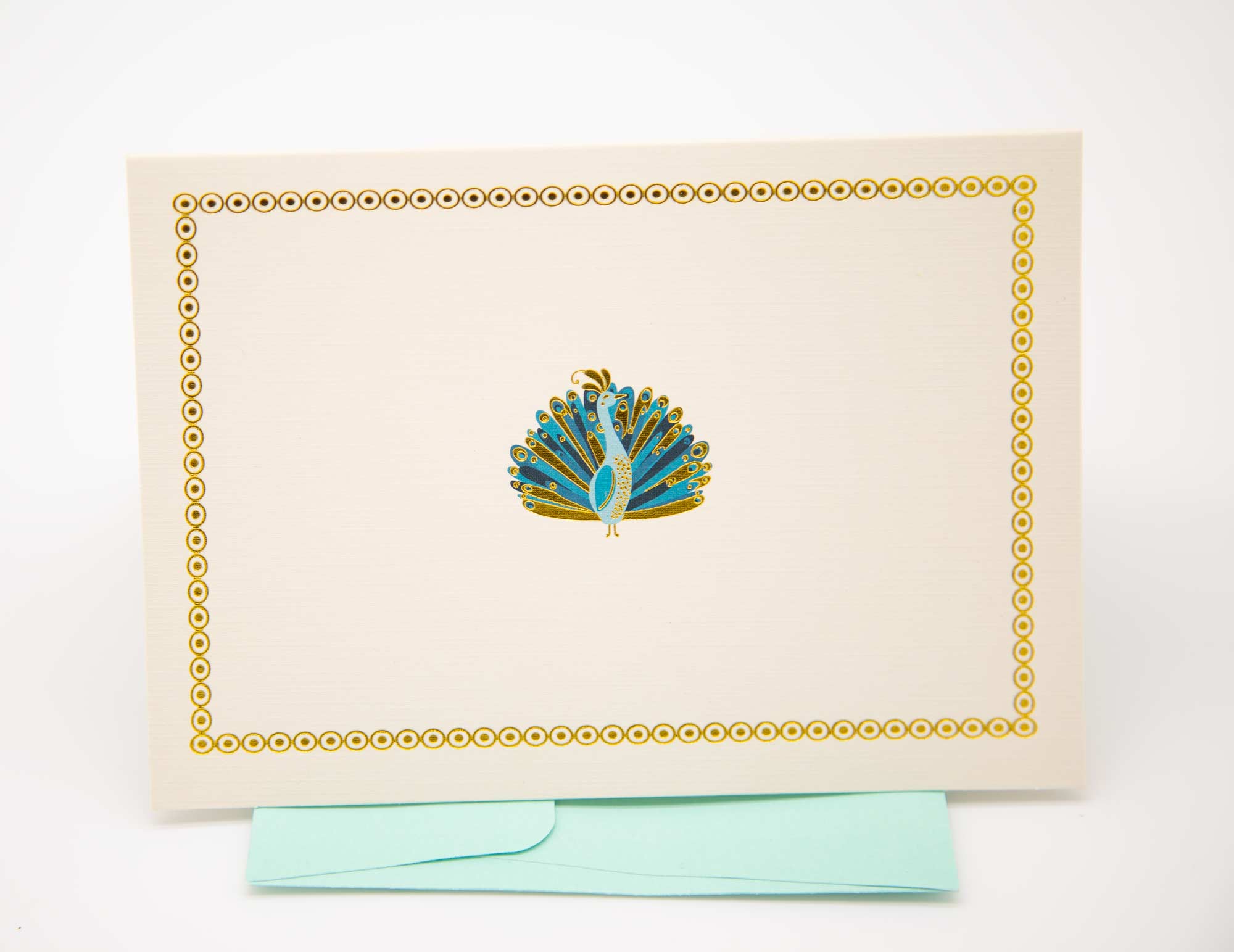 Peacock Feather Notecards