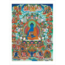 Medicine Buddha Lineage 8" x 11" giclee Print