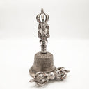 Bell & Dorje - Silver Dorje & Handle -2 (coral and turquoise)