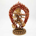 Extra Fine Partially Gilded Kurukulle Statue 13"