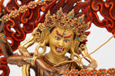 Extra Fine Partially Gilded Kurukulle Statue 13"