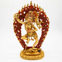 Extra Fine Fully Gilded Vajra Varahi Statue 12"