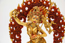 Extra Fine Fully Gilded Vajra Varahi Statue 12"