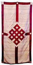 Raw Silk Endless Knot Door Curtain