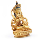 Vajrasattva Gold with Painted Face Statue - Mini