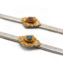 Silver and Gold Brushed Ritual Spoon Set - 9"