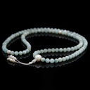 Aquamarine with Pearl Mala - 8mm