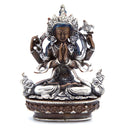 Chenrezig - Copper & Silver - 3"