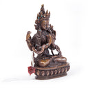 Chenrezig Oxidized Copper Statue - 5"