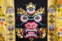 Double-faced Wrathful Door Curtain