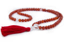 Faceted Carnelian Mala - 8mm