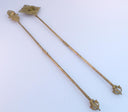Brass Fire Puja Tongs