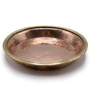 Hammered Copper Shrine Plate - 7 inch