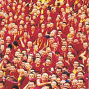 Joyful Monks Greeting Card