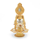 Gold and Silver Plated Long Life Vase - 9 inch