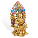 Maitreya Statue - Fully gilded - 14"