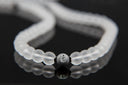 Matte Crystal Quartz Mala - 8mm