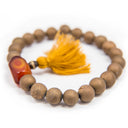 Matte Bronze Druzzy Agate Wrist Mala - 8mm