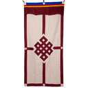 Natural Cotton Endless Knot Door Curtain