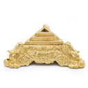 Ornate Brass Elephant Phurba Stand