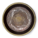 Oxidized Copper Hammered Shrine Plate - 7 inch
