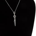 Sterling Phurba with CZ Pendant