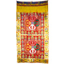 Red Double Dorje Door Curtain