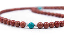 Red Sponge Coral Mala - 8mm