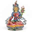 Red Tara Painted Statue - 9 inch - #5
