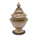 Rice Pot - Engraved Oxidized Copper