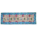 Silver and Blue Brocade Table Cover - Large