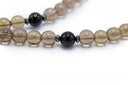 Smoky Quartz with Black Onyx Mala - 8mm