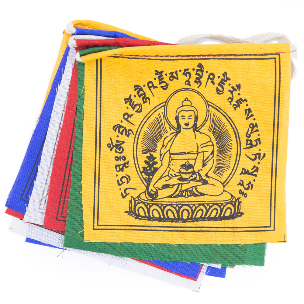 Medicine Buddha Prayer Flag - Small