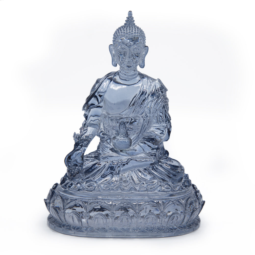 Blue Medicine Buddha - Cast Resin Statue 6