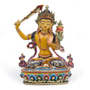 Manjushri Painted Statue - 9.5 inch