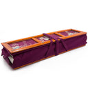 Burgundy Peony Brocade Text Holder - Large