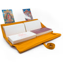 Orange Peony Brocade Text Holder