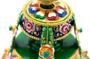 Tsebum - Long Life Vase - Painted Green - 8.5"