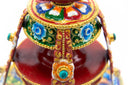 Tsebum - Long Life Vase - Painted Red - 8.5"