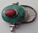Turquoise and Pure Silver Gau